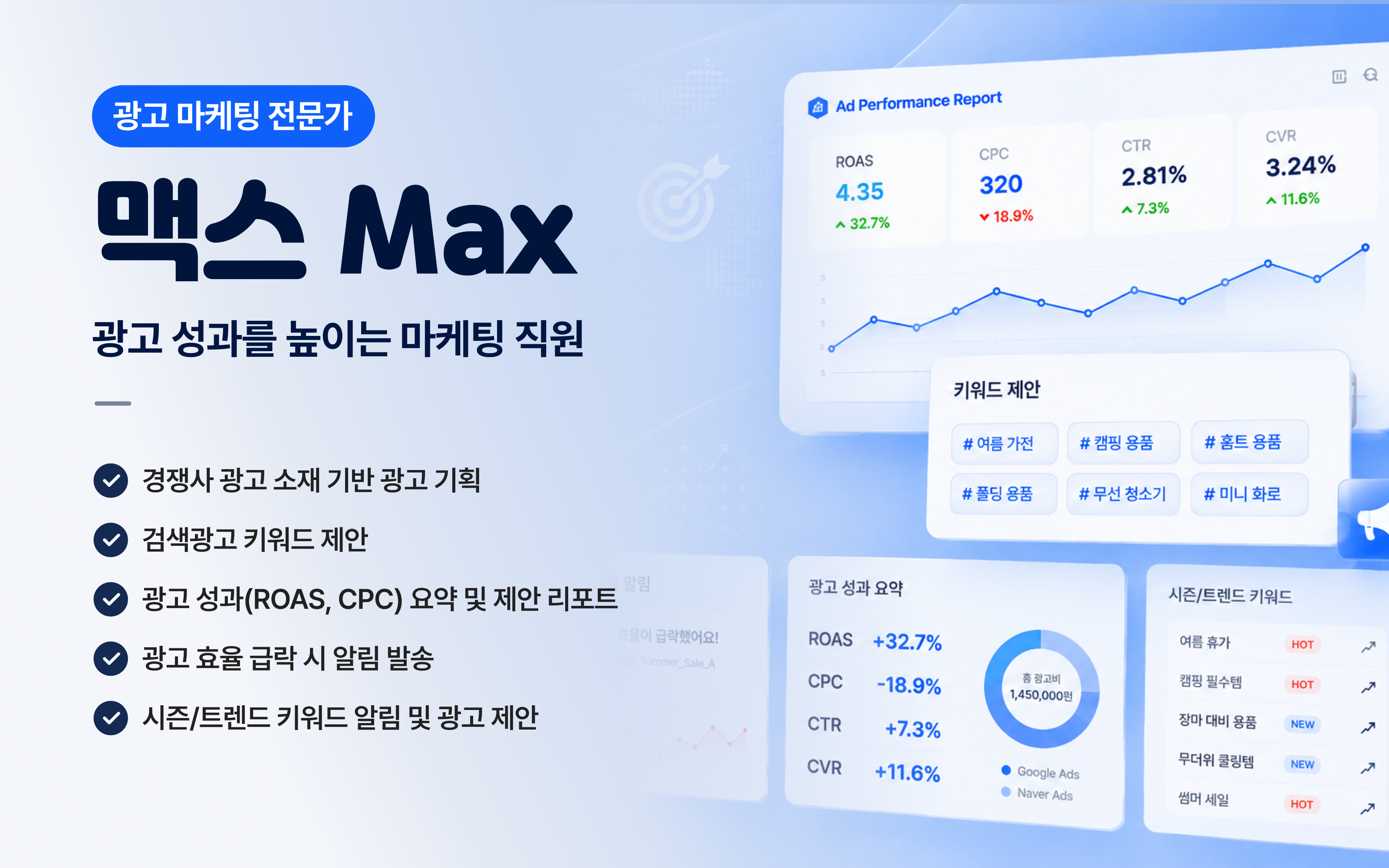 맥스 광고 마케팅 직원 커버